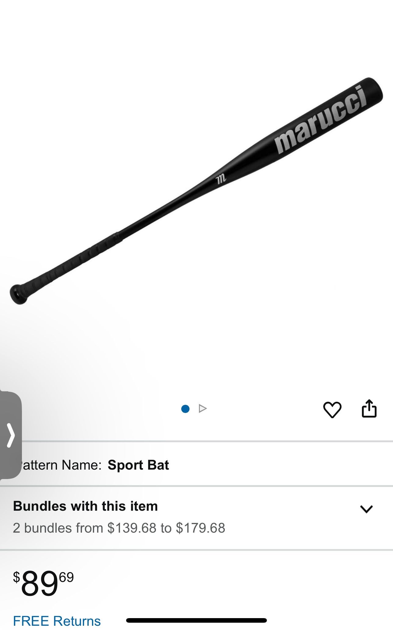 Marucci Baseball Bat Aluminum 