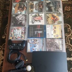 I have a ps3 for sale it comes with 13 games two guns two controller a cámara