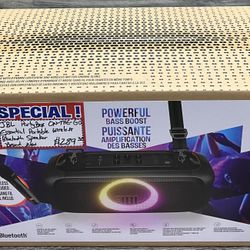 JBL PartyBox ON-THE-GO Essential Portable Wireless Bluetooth Speaker Brand New 