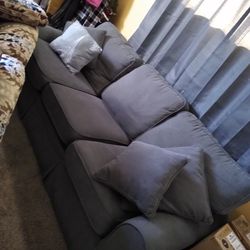 Grey Micro Fiber Couch