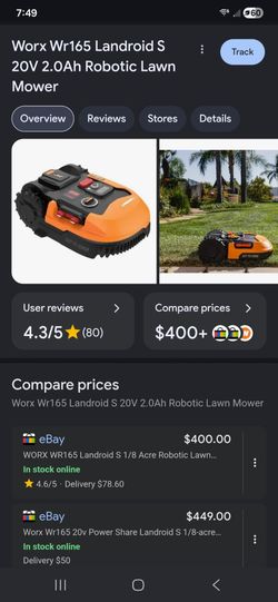 Worx Landroid W165 Robotic Mower