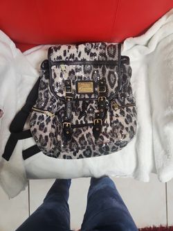 Juicy Couture Backpack Sparkly Animal Print
