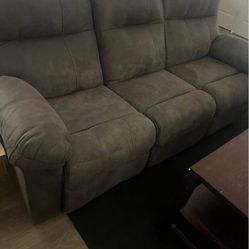 Recliner Couch And Separate Recliner 