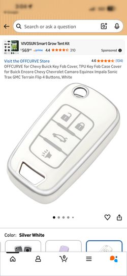 Key Remote Cover Chevy