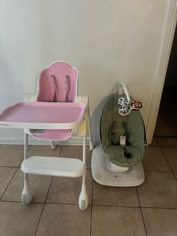 Oribel high chair / 4 moms bouncer