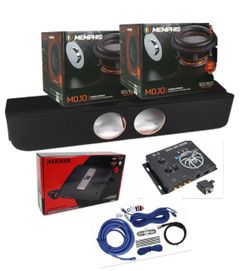 F150 SILVERADO OR SIERRA CREW CABS FULL BASS PACKAGE MEMPHIS MOJO 8” INSTALLED
