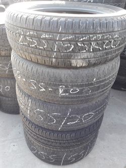 255/55 R 20 Bridgestone tires full set