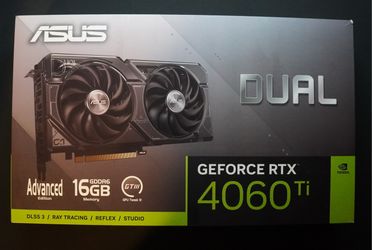(Box Only) ASUS Dual GeForce RTX 4060 Ti 16GB Graphics Card