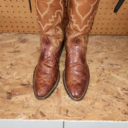 $250 Vintage Nocona Alligator Cowboy Boots Size 10 MED
