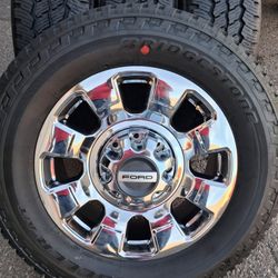 2026 NEW OEM ORIGINAL TAKEOFFS FORD F-250 PLATINUM 20 INCH TIRES BRIDGESTONE ALL-TERRAIN NEW 100 % DOT 4925 $ 1799 