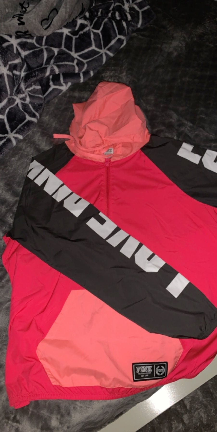 Pink Windbreaker (size xs) fits S/M