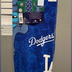 LA Dodgers Stitch Beach Towel