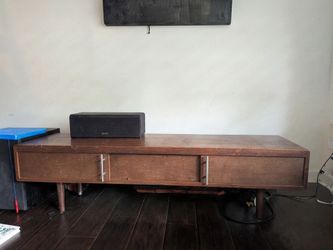 Low profile Mid Century TV console