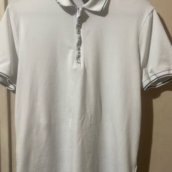 Armani Exchange Slim Fit Zipper Short Sleeve Shirt