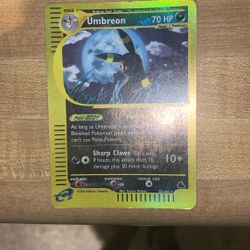 Umbreon Reverse Holo Rare Card Great Condition 