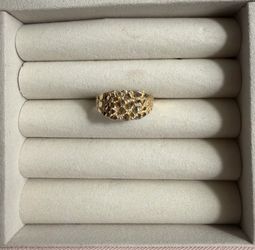 10k Size 8 Nugget Ring🏆