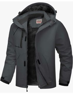 WULFUL Men's Waterproof Ski Jacket