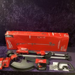 🧰🛠Milwaukee M18 BRUSHLESS 16” String Trimmer w/6.0 High Output Batt&Charger-LIGHTLY USED!-$200!🧰🛠