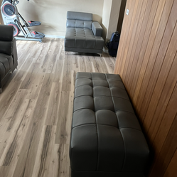 Genuine Italian leather couches