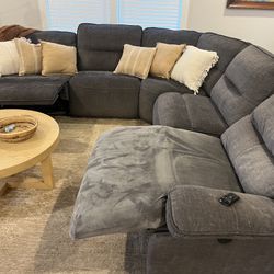 3 Piece Sectional Recliner Sofa