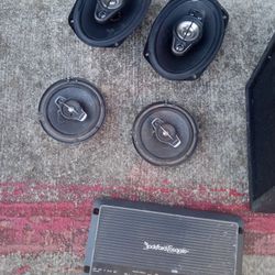 5 Channel Amp, Sub, & Speakers
