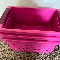 3 x Stackable baskets 