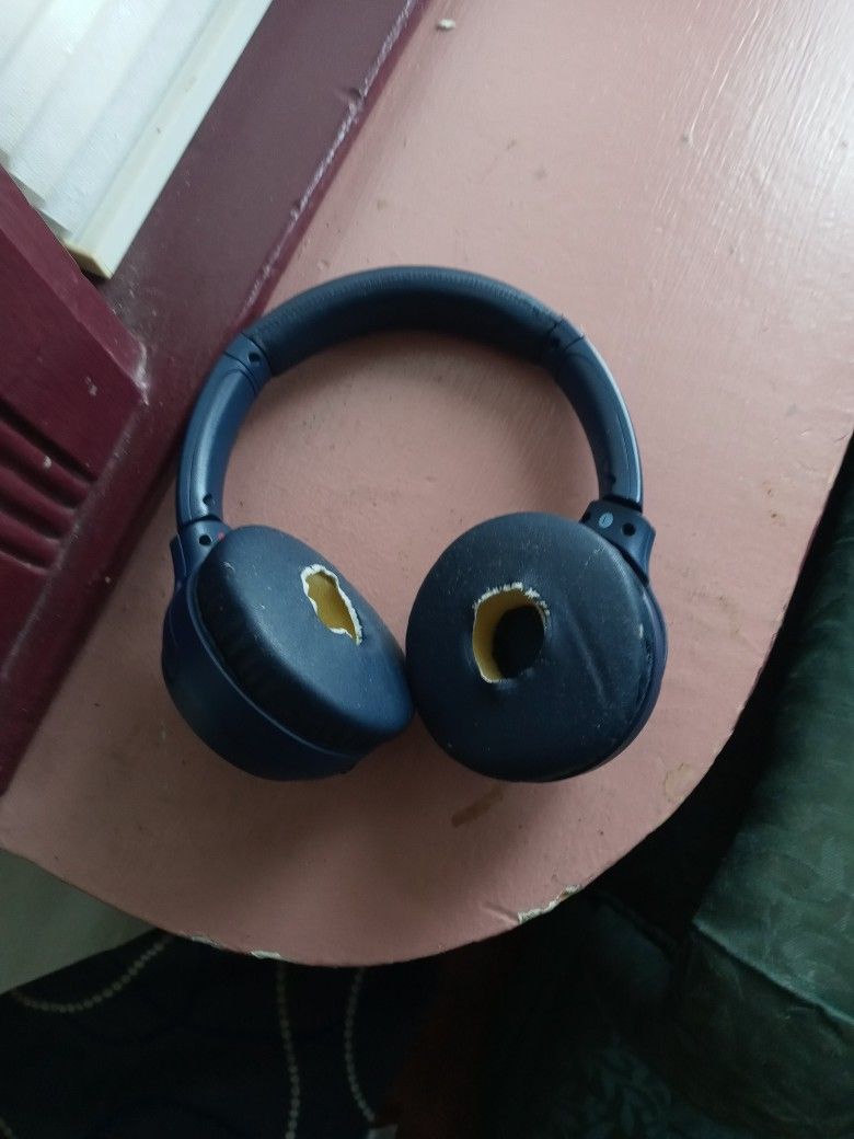 Bluetooth Headphones, Sony, Blue