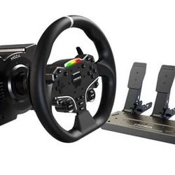 Moza R5 Wheel ,Wheel Base And Pedals 