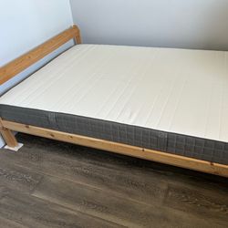 IKEA Double/Full Bed Frame & Mattress