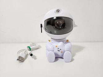Pluokvzr Star Projector Usb Charging Astronaut Light Projector Galaxy Starry Night Light for Kids Bedroom Home