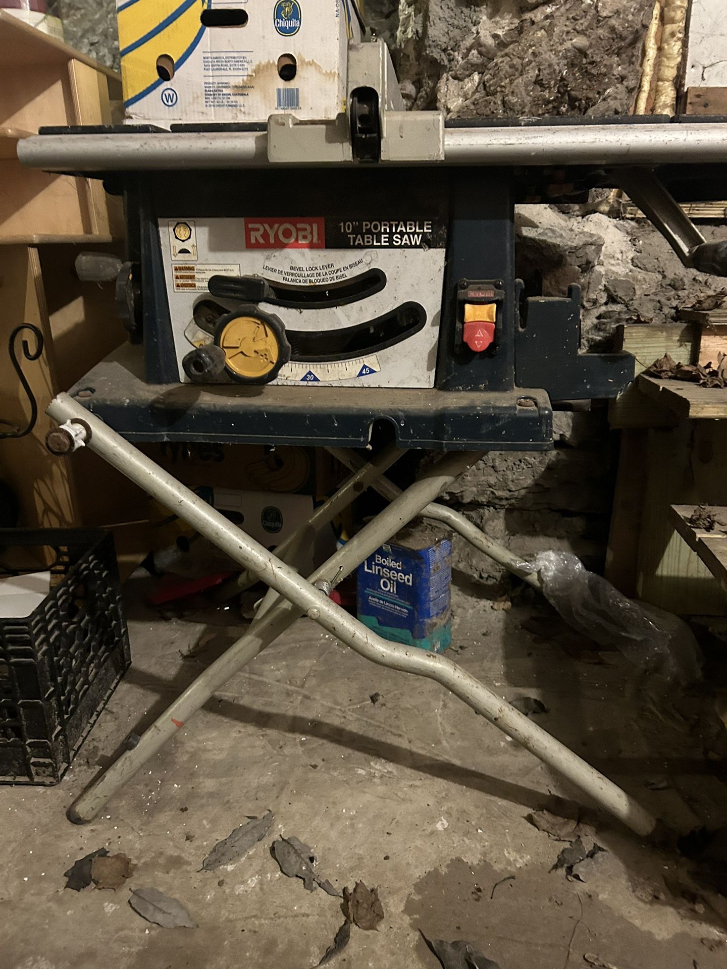 Ryobi 10” portable table saw