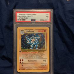 1st Edition1999 Machamp Psa7