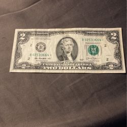 $2 Star Note
