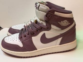 Air Jordan 1 High OG Mauve Sky J - Size 4Y Kids - FD1437-105