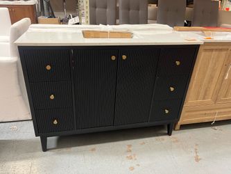 Sylvie 48 in Single Sink Vanity with Marble Top