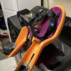 Orange/purple Thule Kids Bike Seat