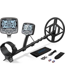 Metal Detector for Adults Professional, Larger & Waterproof Search Coil Improve Detect Efficiency, 5 Modes & Pinpoint, High Accuracy & Strong Anti-Int