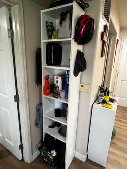 Narrow White Shelf