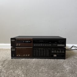 Mitsubishi Home Stereo System - Integrated Amplifier and Radio Tuner Receiver