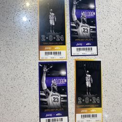 Collectible Lakers Tickets
