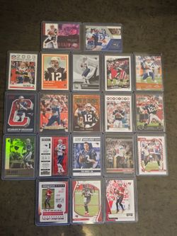 Tom Brady Football Cards! 20 Card Lot! Inserts! Red Parallel! New England Patriots! Buccaneers!