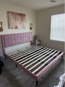 KING bedframe & headboard
