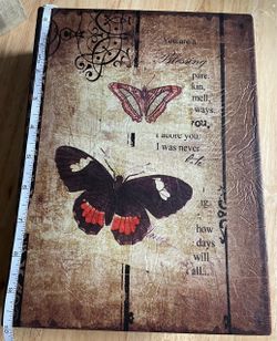Vintage Butterfly Journal Notebook