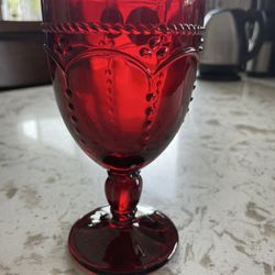 Red Princess House Goblets 