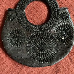 Black Evening Hand Bag