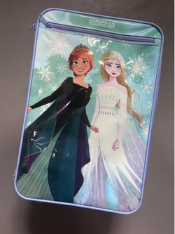 Frozen carry on luggage . Dimensions in last picture