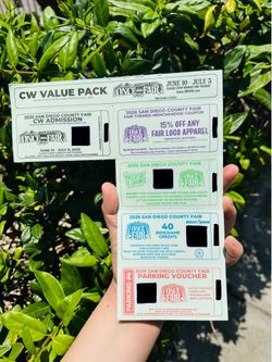 Del Mar Fair Tickets