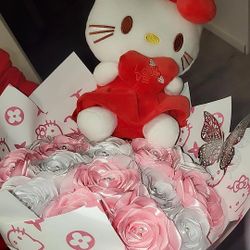 Hello Kitty Forever Roses Bouquet 💐 Graduation 