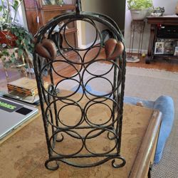 21x9x8 Wrought Iron Wine Rack