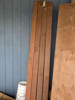 4X4X8 treated post's